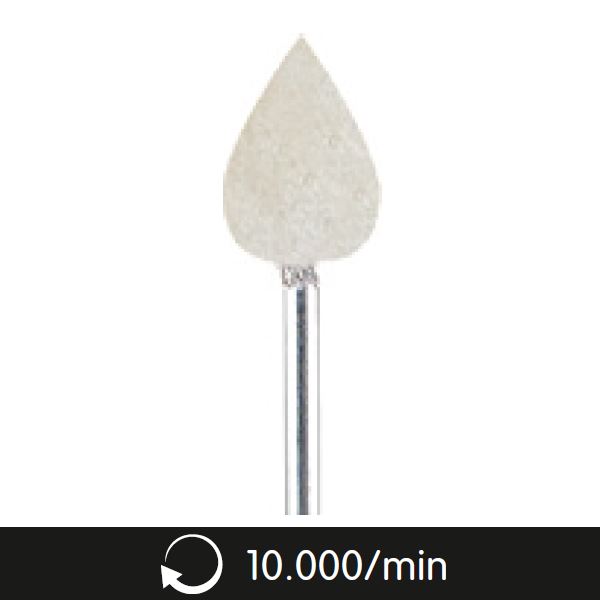 Filc szemcsep, 9x13 mm felszerelt