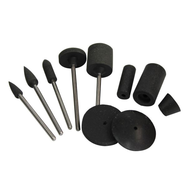 Szilikon szár hegyes, 5,5x15,5 mm, fekete, közepes
