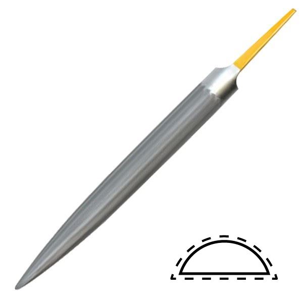 Reszelő, féldomború, Valtitan, 200 mm, dur.0