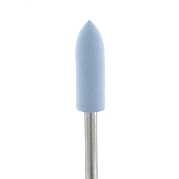 Szilikon szár hengeres hegyes, szerelve 5,2x16 mm, kék, finom