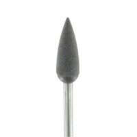 Szilikon szár hegyes, 5,5x15,5 mm, fekete, közepes