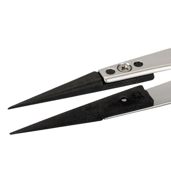High Precision Tweezer with Carbon Fibre Tips Lindström TL 259CFR-SA, 130 mm
