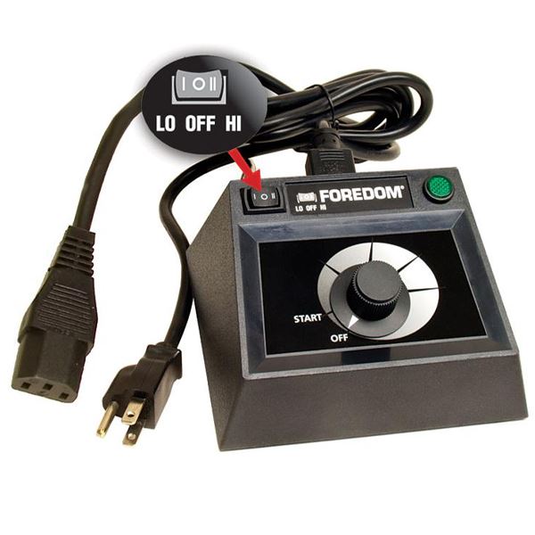 Foredom motor kézi vezérlése sebességkorlátozóval
