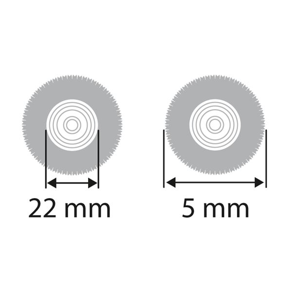Filckorong, felszerelt