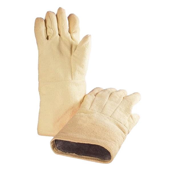 Kesztyű, ALU, ellenállás 600 ° C, 420 mm