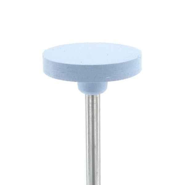 Szilikon korong 15x2,5 mm-re szerelt, kék, finom