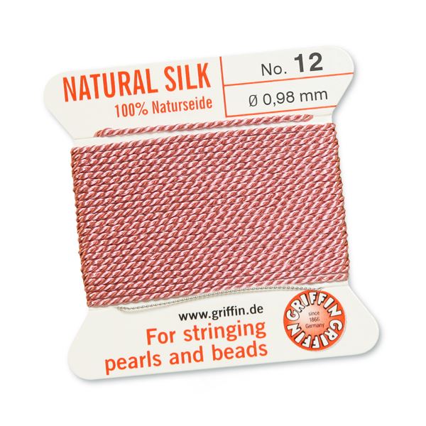 Fűző cérna SÖTÉT RÓSZASZÍN sz.12, átm.  0,98 mm