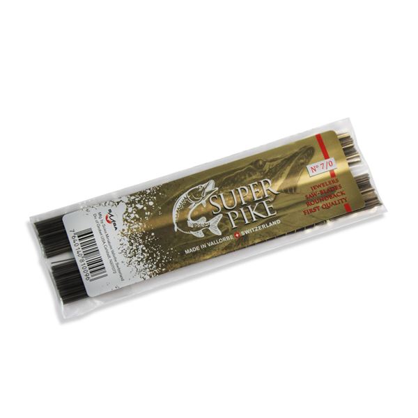 Fűrésszálak Vallorbe Super Pike 7/0, 0,17 x 0,35 mm, kötet 12 db