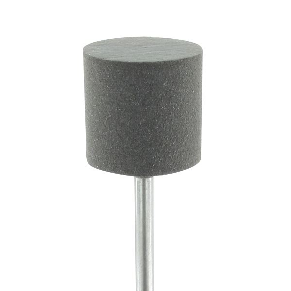 Szilikon henger, szerelt 14x12,5 mm, fekete, közepes