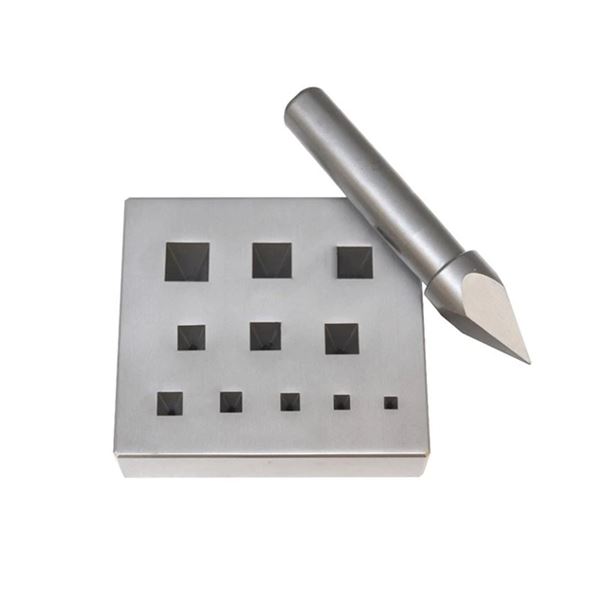 Kiütővas forma négyzet 4-14 mm