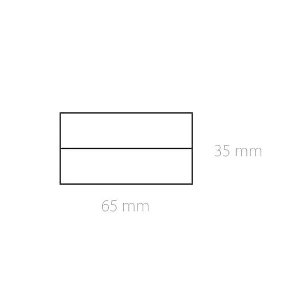 FORTE jegygyűrű 65x35 mm