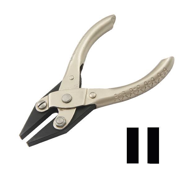 Flat Nose Parallel Pliers, 125 mm, Smooth Jaws, without Spring