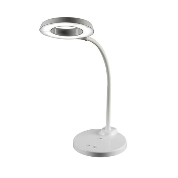 Jeweller’s LED Halo Table Lamp, White