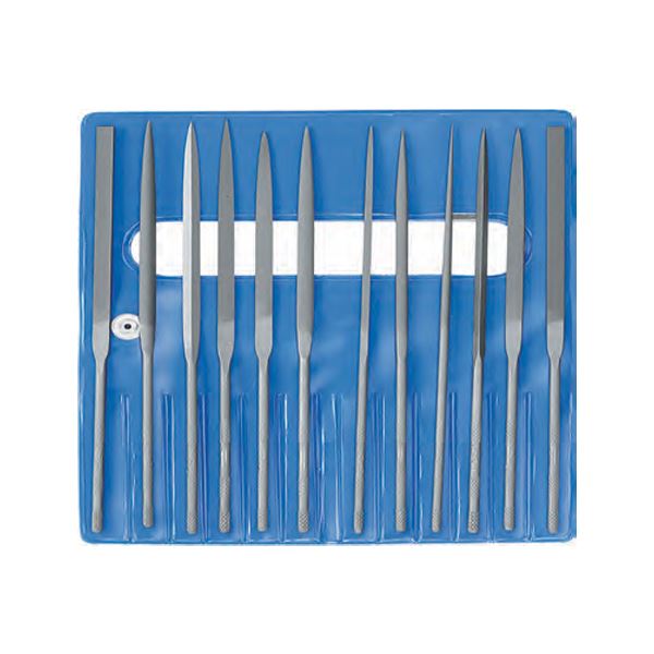 Set of Needle Files (12 pcs), 160 mm, cut 2