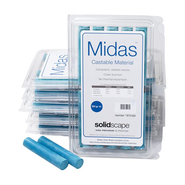 Midas építőanyag Solidscape-hez