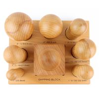 Flat Dapping Block - 3 Hole With 3 Punches