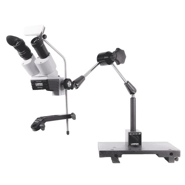 Welding Microscope SMM with pivoting arm and magnetic base