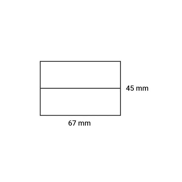 VIVA jegygyűrű 82x62 mm