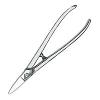 Snip curved blade with closed handle, size 180 mm