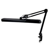 Asztali LED lámpa, szélesség 56 cm - fekete/fényes