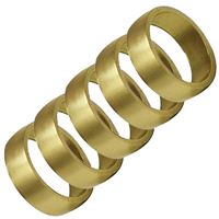 Sárgaréz gyakorló gyűrű, 5 darab