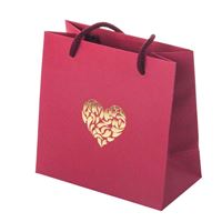 MAYA Paper Bag Heart, 15 x 15 x 8 cm