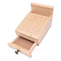 Wooden Organiser for Tools with Rack