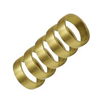 Sárgaréz gyakorló gyűrű, 5 darab