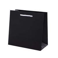 CARLA Paper Bag - Black, 150x150x80 mm