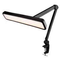 Asztali LED lámpa, szélesség 56 cm - fekete/fényes