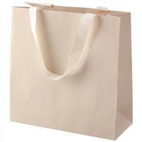 NELA Paper Bag - Sand, 23x23x9 cm