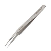 Tweezer No: 5A, Fine Point, Size 120 mm, Made of Anti Magnetic Anti Acid Steel