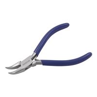 Chain Bent Nose Pliers, size 115 mm, blue PVC handle