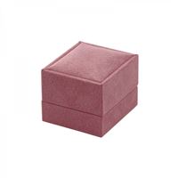 AMELIA Ring Jewellery Box - Pink, 42x42 mm