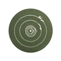 Green Polishing Buff, Stiched, diam. 80 mm, 25 ply