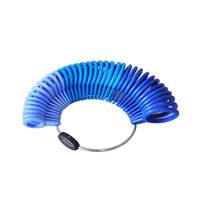 Plastic ring size measuring tool, sizes 41-76 mm