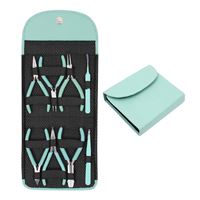 Beader´s Tools Set (8 pcs), Aqua Green