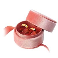 MEGAN Universal Jewellery Box - Pink, diam.70 mm, height 55 mm