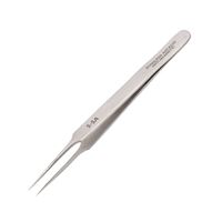 Tweezer No: 5, Fine Point, Size 110 mm, Made of Anti Magnetic Anti Acid Steel