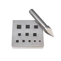 Kiütővas forma négyzet 4-14 mm