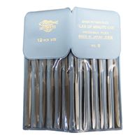 Precision Needle File Set (12 pcs), 140 mm, #6