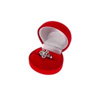 ANA Ring Jewellery Box - Red, 50x40 mm