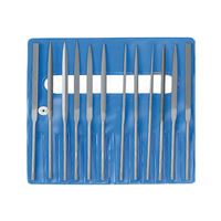 Set of Needle Files (12 pcs), 160 mm, cut 2