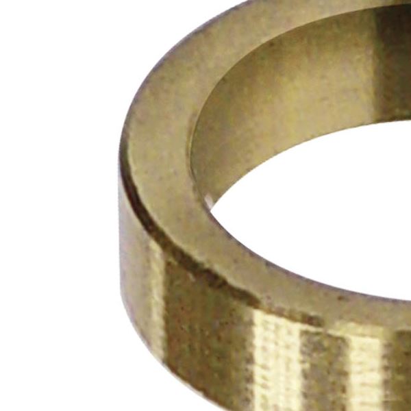 Sárgaréz gyűrű, szélessége 5 mm
