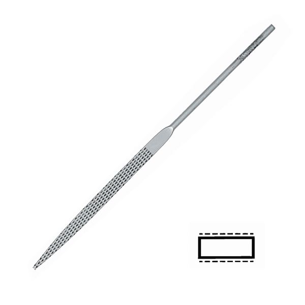 Flat-Pointed Needle Rasp, 140 mm