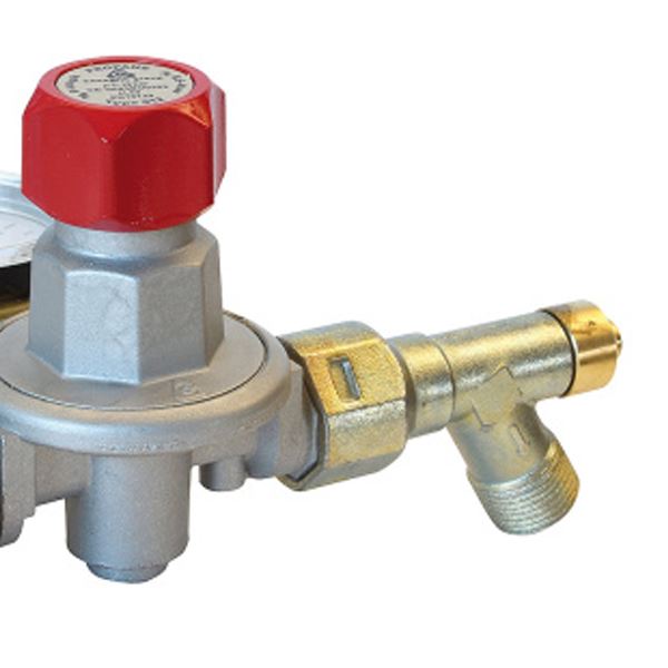 Gas pressure regulator 0,5-4 bar with manometer