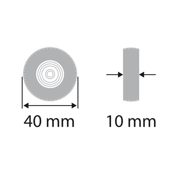 Filc satelit, 40x10x2 mm