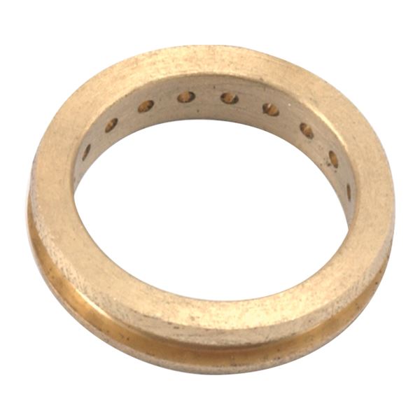 Gyakorló gyűrű Csatorna foglaláshoz, Sárgaréz, 20 lyukkal 3 mm-es kerek kövekhez