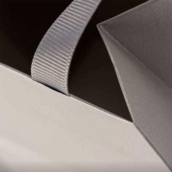 ADELA Paper Bag Silver 150x150x80 mm