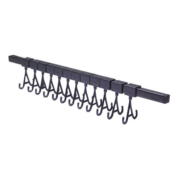 Adjustable Ring Rack, 2x12 Hooks